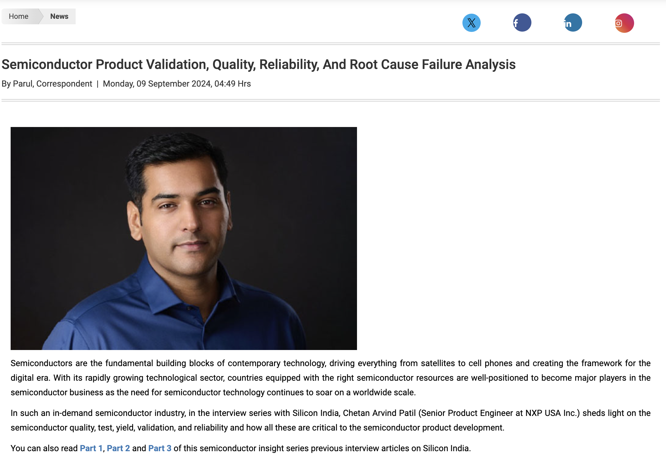 Semiconductor Product Validation, Quality, Reliability, And Root Cause Failure Analysis
