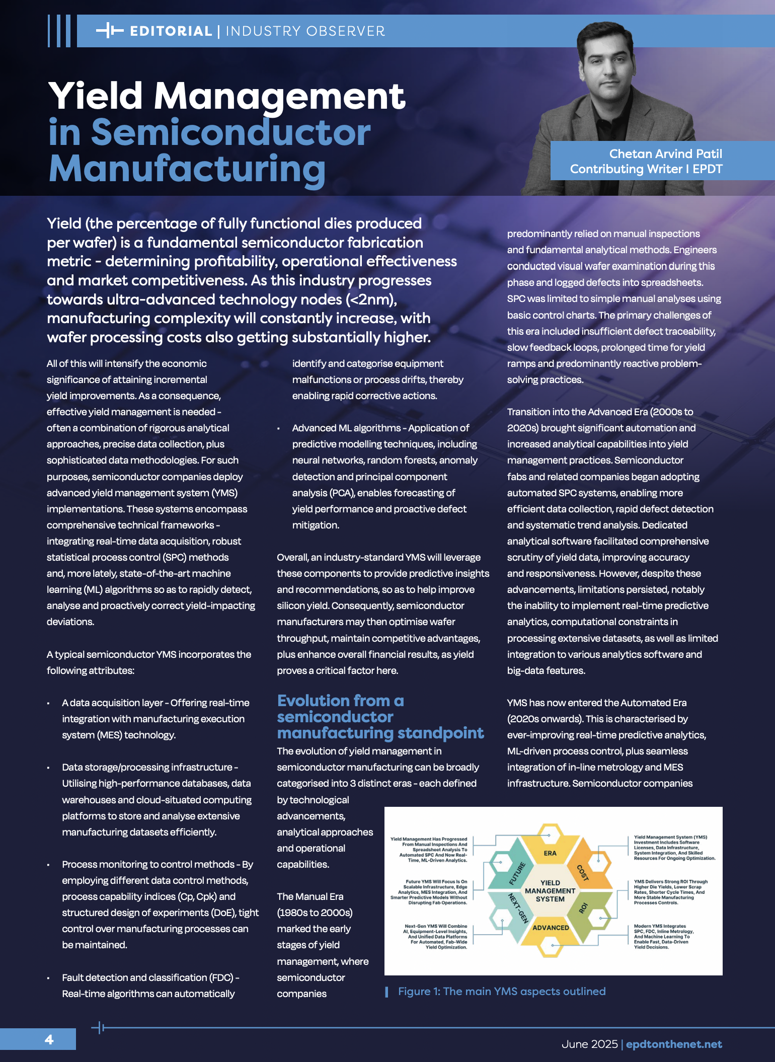 Yield Management In Semiconductor Manufacturing