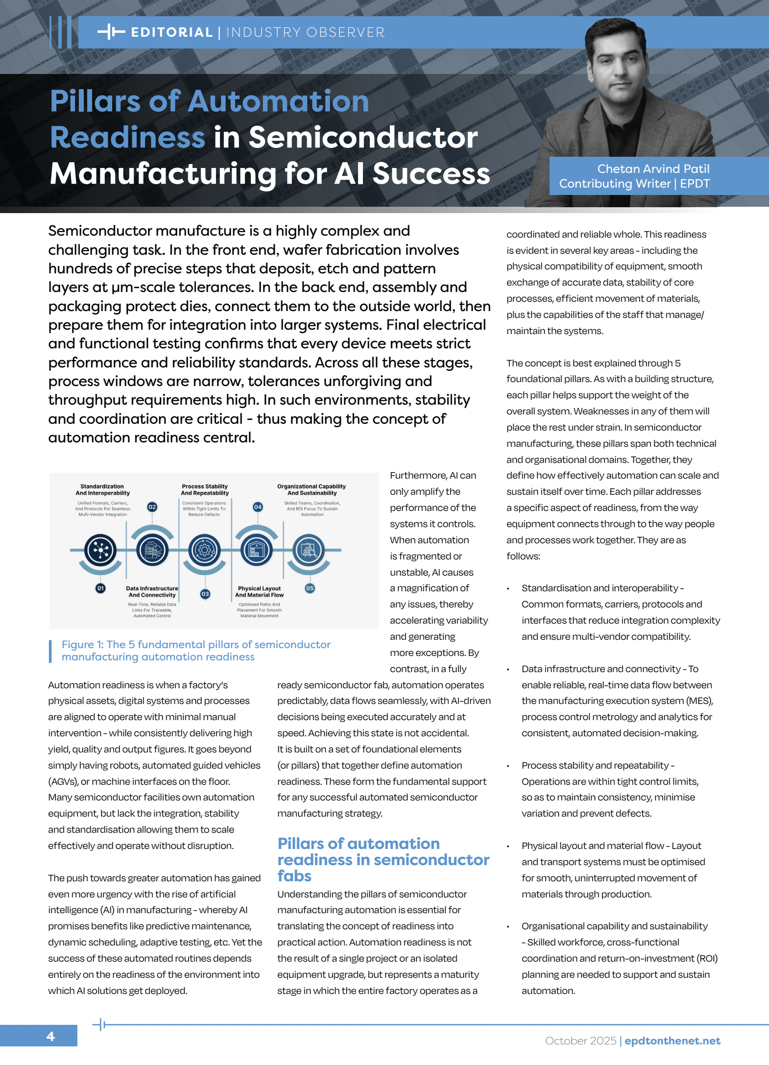 Pillars Of Automation Readiness In Semiconductor Manufacturing For AI Success