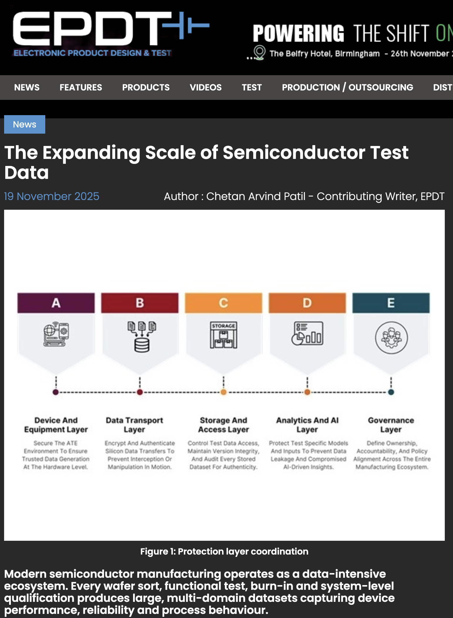 The Expanding Scale of Semiconductor Test Data